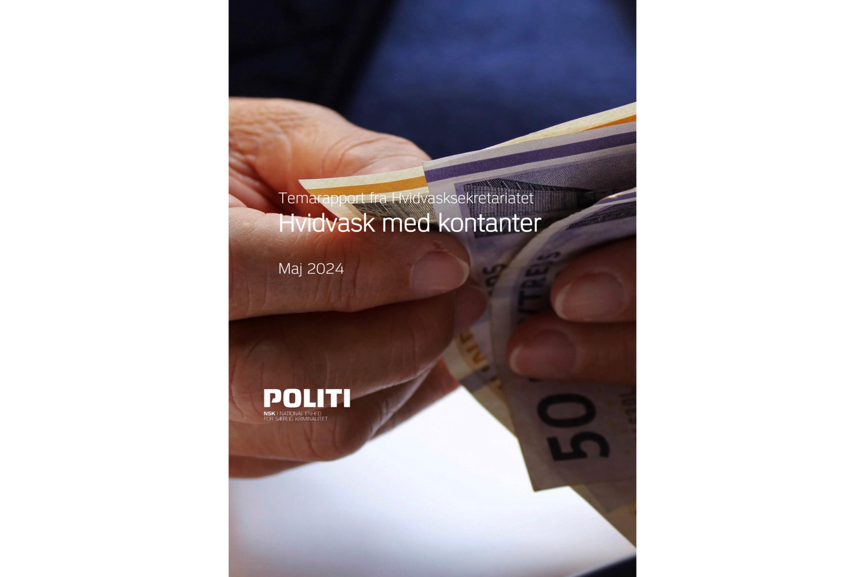 Temarapport hvidvask med kontanter forside