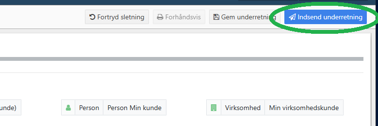 SAR underretning vejledning