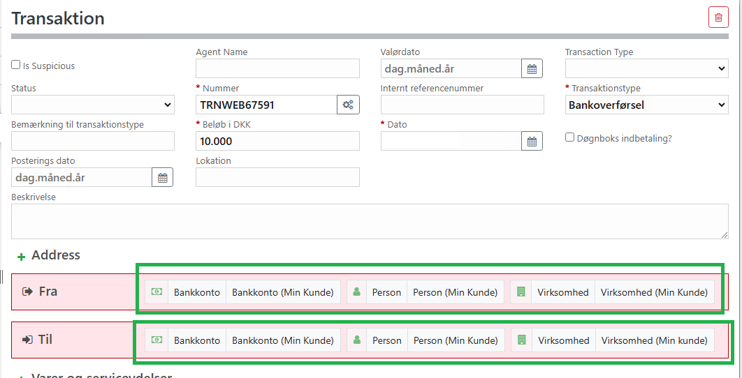 GoAML STR underretning vejledning