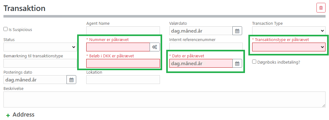GoAML STR underretning vejledning