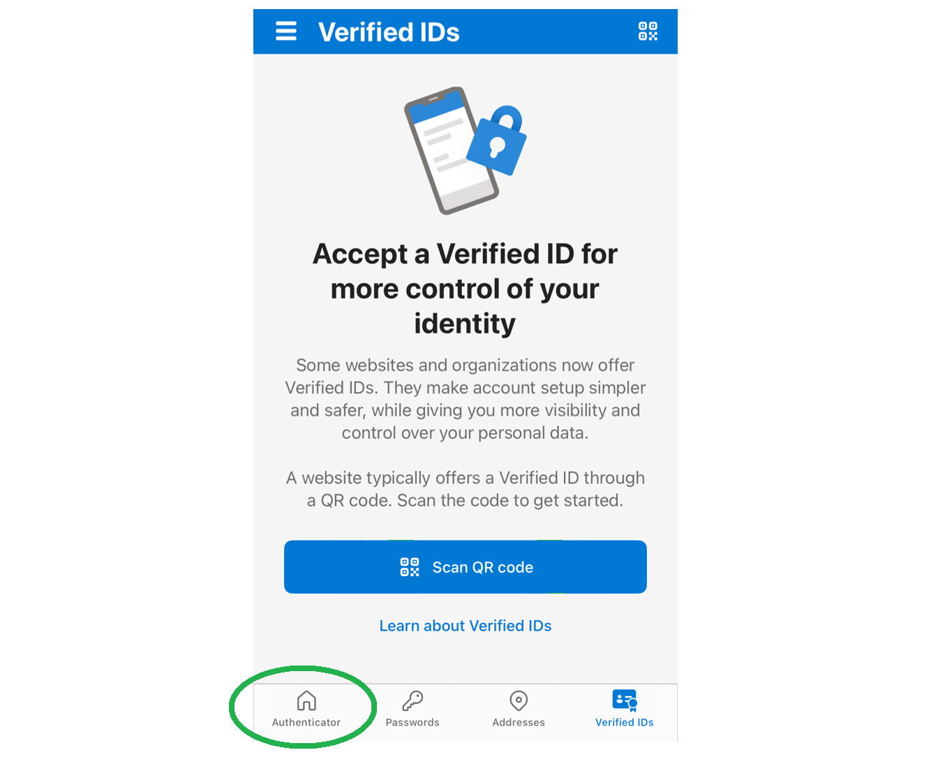 Microsoft Authenticator to-faktor til GoAML