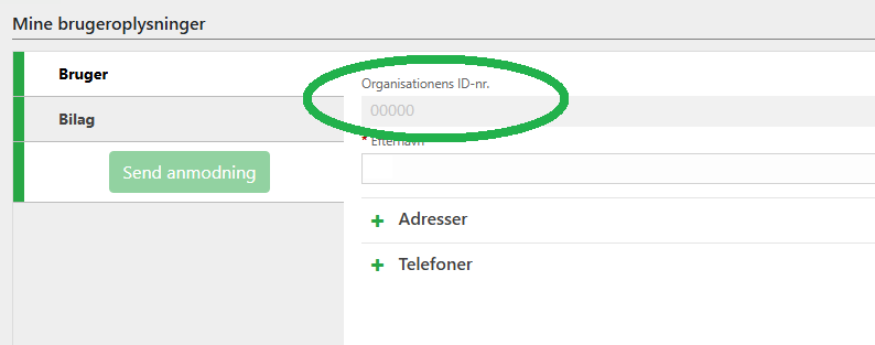 Organisations ID GoAML