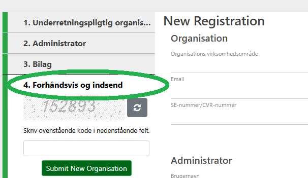 Registrer i GoAML