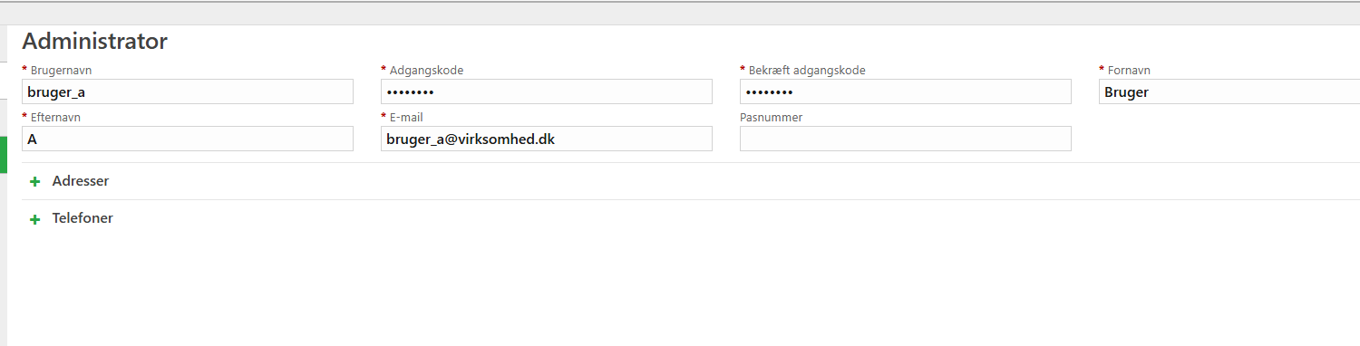 Registrer i GoAML